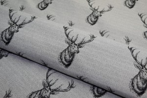 Deer grey wzór jelonka w kolorze popiel