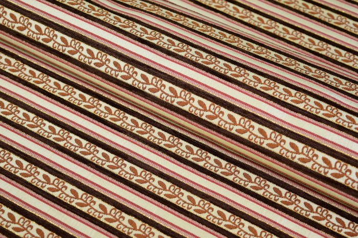 Opium brąz paski brązowe klasyczne