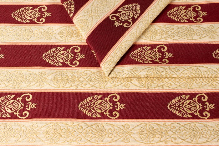 VEGA BORDO pasy beżowo bordowe