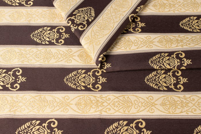 VEGA BRĄZ pasy beżowo brązowe