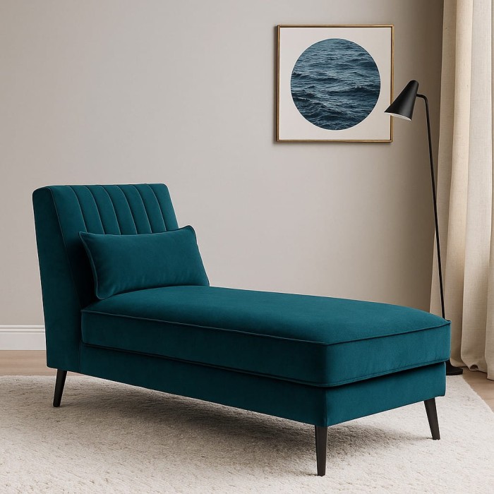 Melissa 17 szezlong tkanina welurowa gruba