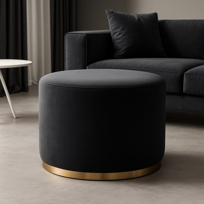 Melissa 23 pufa tkanina welurowa gruba