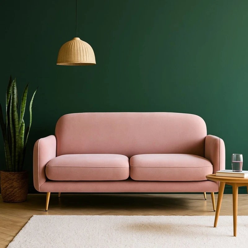 Melissa 6 sofa tkanina welurowa gruba