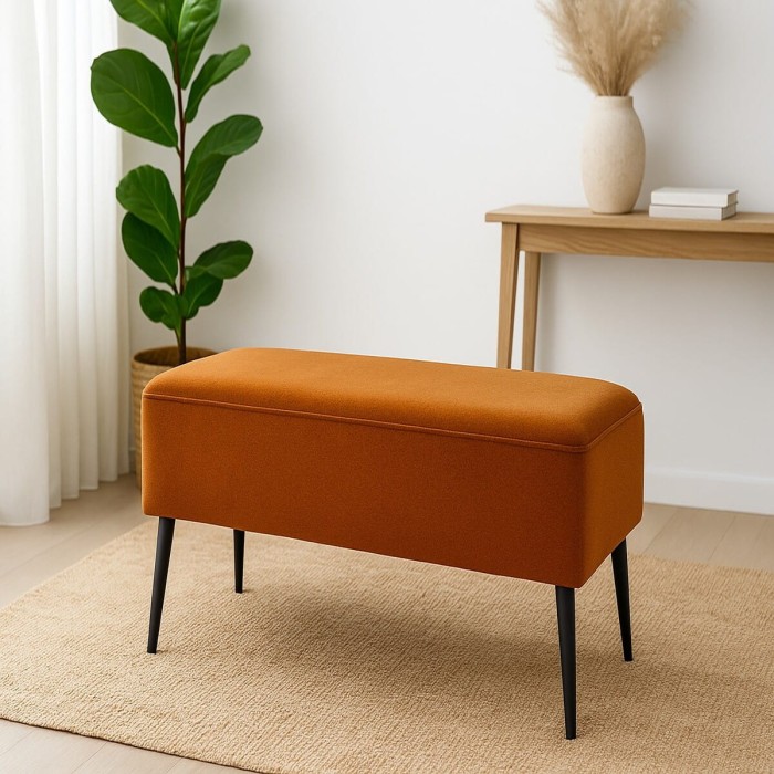 Nicea 8 ławeczka tkanina welurowa gruba