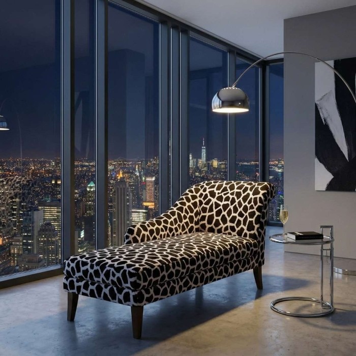 Kongo czarne szenilowa we wzór żyrafy