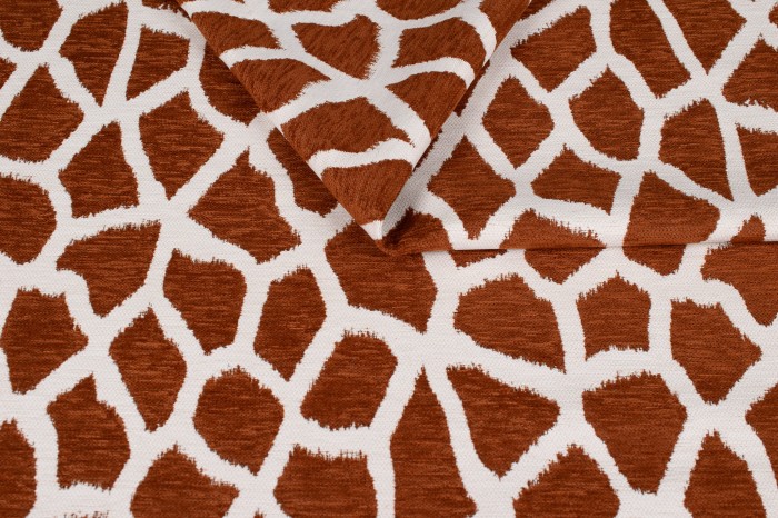 Kongo brąz szenilowa we wzór żyrafy