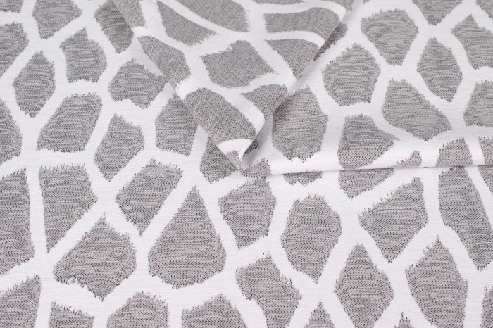 Kongo popiel tkanina szenilowa we wzór żyrafy