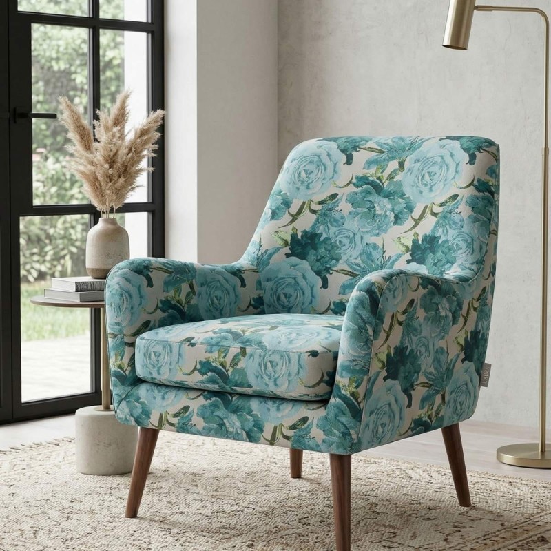 Laura turkus aranżacja  fotel