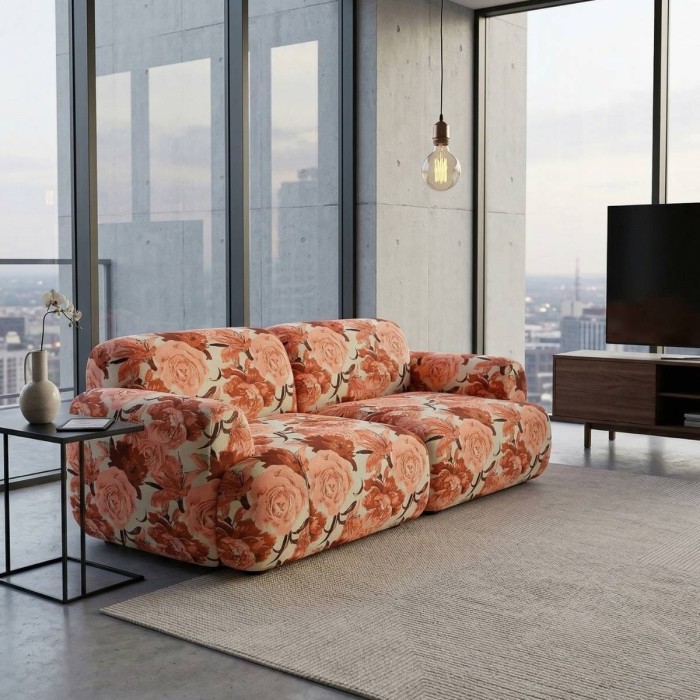 Laura orange aranżacja kanapa