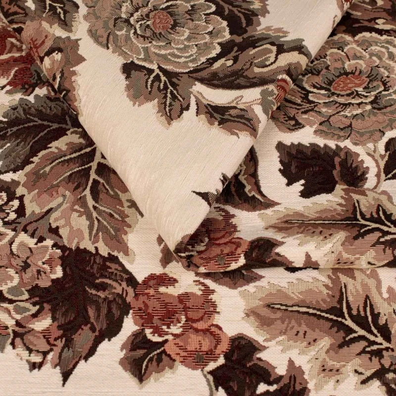 Ofelia krem tkanina żakardowa