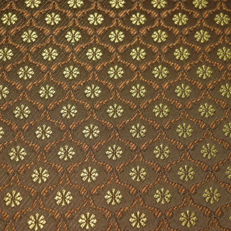 Berit brąz tkanina żakardowa
