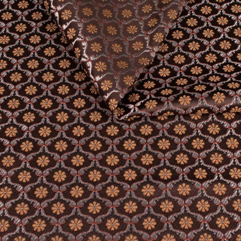 Berit czekolada tkanina żakardowa