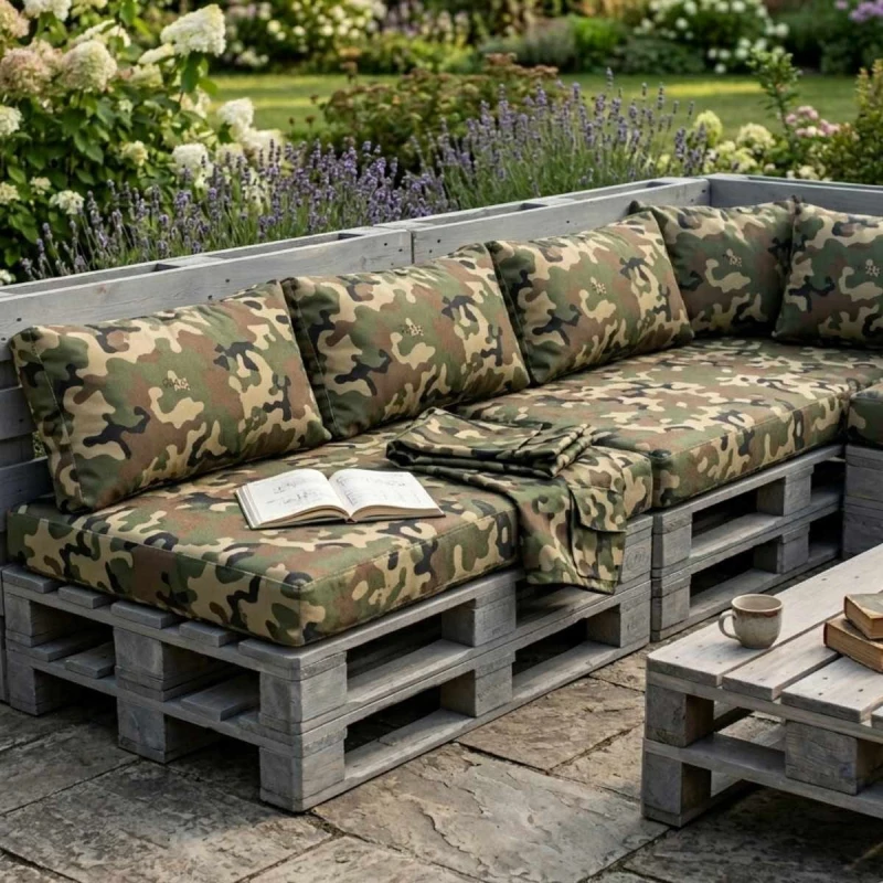 Materiał Oxford moro – tkanina wodoodporna aranżacja