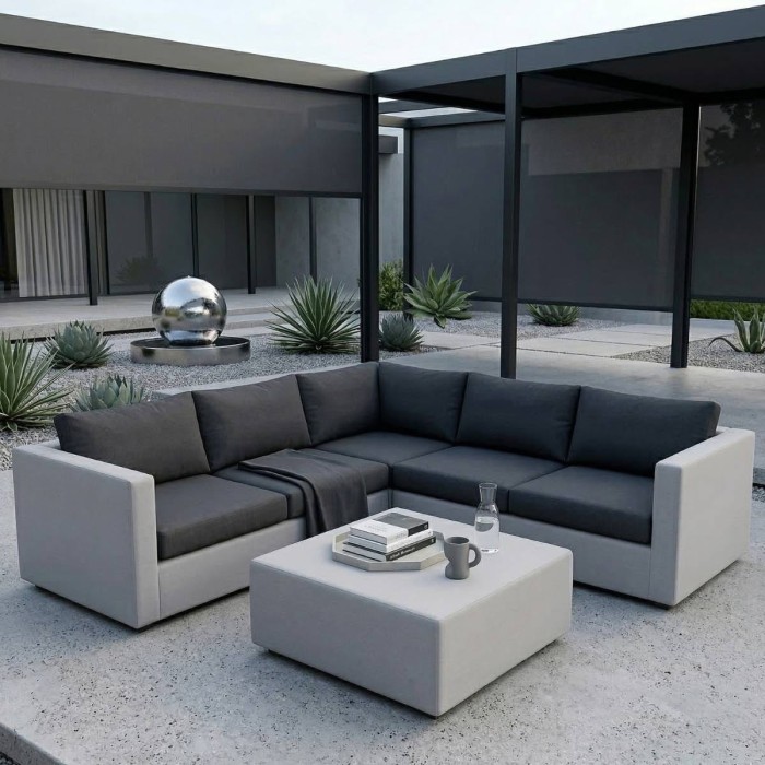 Oxford grafit aranżacja