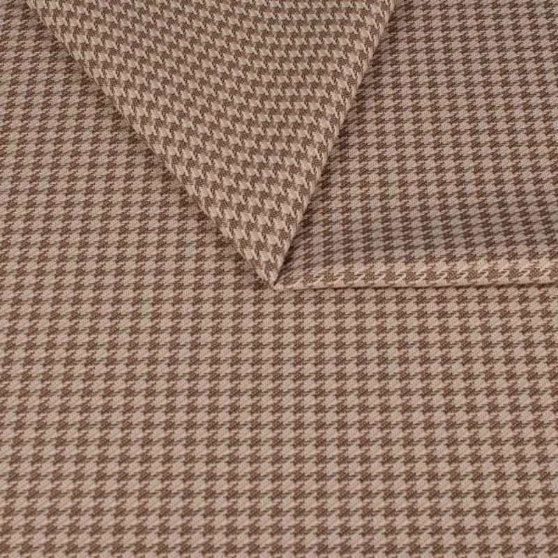 Amore beż wzór pepitki