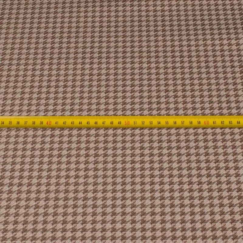 Amore beż  wzór pepitki z miarką