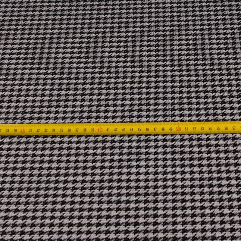 amore czarne  wzór pepitki z miarką