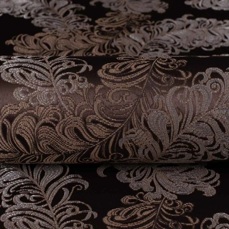 Diva brąz tkanina żakardowa