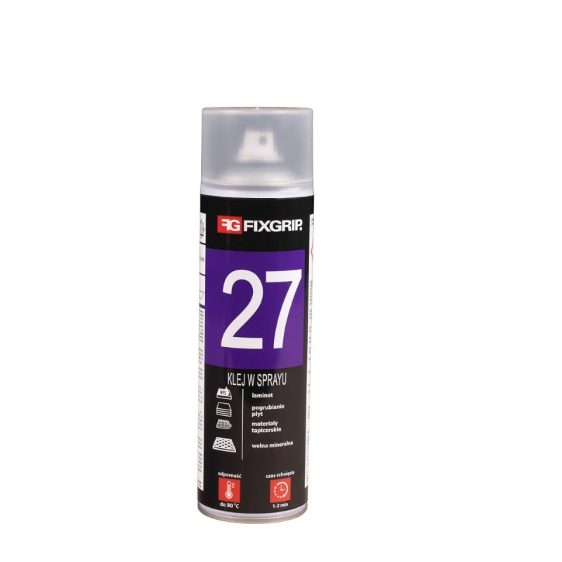 Klej Fixgrip 27 klej tapicerski zdjęcie puszki w oryginalnym opakowaniu
